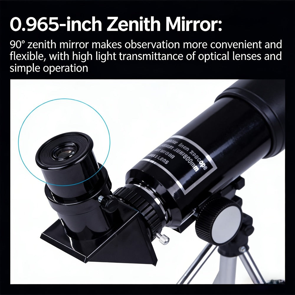 F30070 Refractor Telescope Kit with 13.6-Inch Tube, 20.9-Inch Tripod and Phone Adapter Pictured