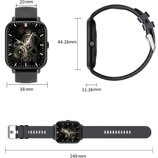 Smartwatch – Smart Bracelet 1.83" Full Touch – Wireless Calling, Message Notifications, Fitness & Multi-Sport Tracker, Heart Rate…
