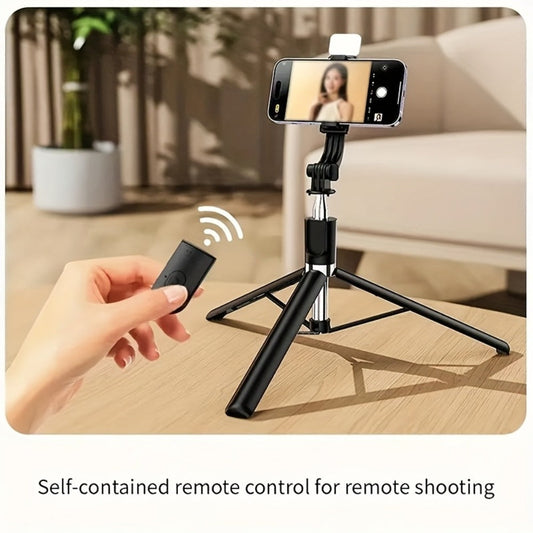 Anti-Shake Selfie Stick Tripod 68 Inch Retractable with Wireless Bluetooth Remote & 360° Rotation – Professional Stabilizer Phone Tripod for Travel Vlog Live Streaming iPhone Android