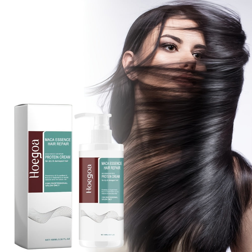 Three-Piece HOGOGO Collagen Hair Care Set with Jar, Pump Container and Included Massage Brush