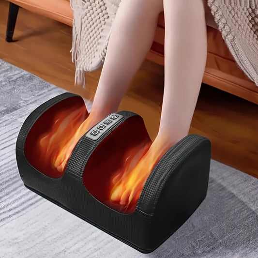 Foot Massager with Heat Compression Air Pressure for Athletes Blood Circulation Muscle Relaxation Electric Foot Massage Machine Father's Day Mother's Day Gift