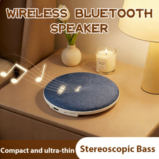Bone Conduction Pillow Speaker Sleep Headphones Ultra-Thin 11mm Wireless Bluetooth White Noise Machine Bass Stereo TF Card Auto Shut-Off Timer for Side Sleepers Insomnia Relief Relaxation Gift