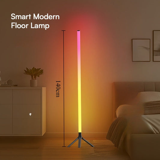 RGB Floor Lamp LED Corner Lamp – App & Remote Control Music Sync 16 Million Colors 300+ Modes Color Changing Standing Lamp for Bedroom Living Room Game Room Halloween Christmas Decor 1 or 2 Pack