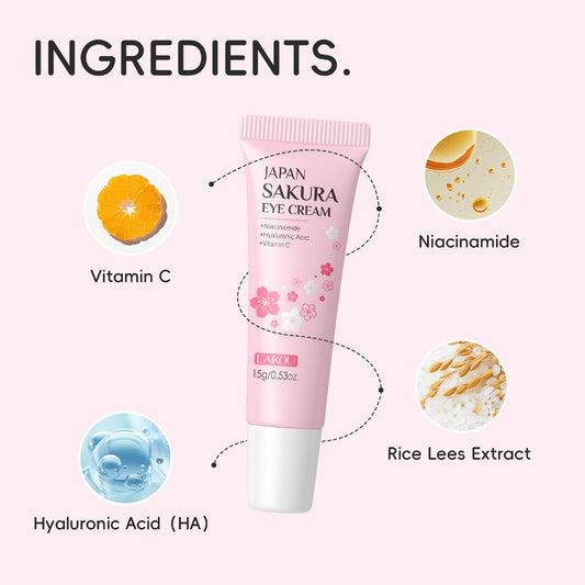 Sakura Skincare Set 10 Piece Japan Cherry Blossom Day & Night Complete Routine - Hyaluronic Acid Face Wash Serum Eye Cream Mud Mask Lip Moisturizer All Skin Types Women Gift