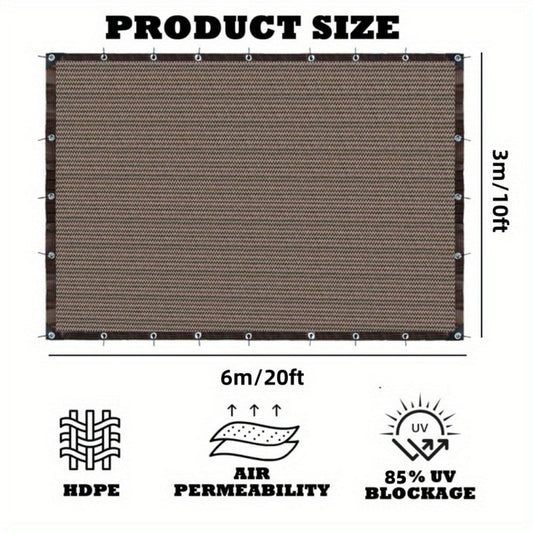 10-Foot Rectangular Shade Net for Outdoor Shade and Protection detail image