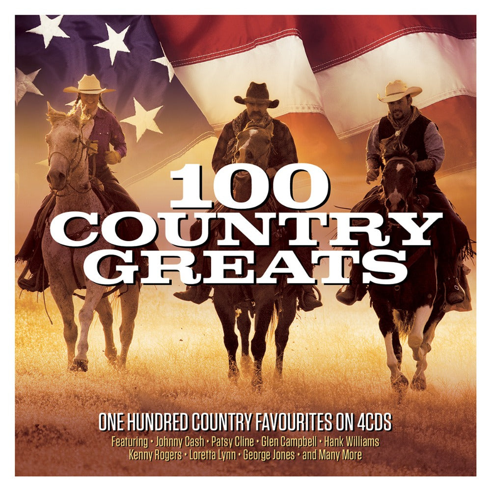 100 Country Greats 4-CD Set, Classic Country Music Collection detail image