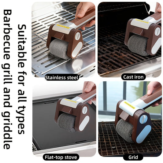 BBQ Grill Brush Electric Wireless Barbecue Cleaner Scraper for Grill Grates