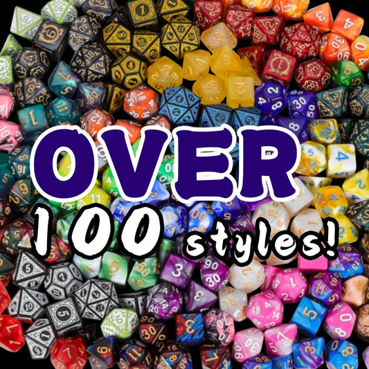 Mystery Dice Blind Box 7-Piece Polyhedral DnD Dice Set – Surprise Boutique Gaming Dice for Dungeons and Dragons, Tabletop RPG, Pathfinder, Party Games, Unique Gamer Gift Ages 14+