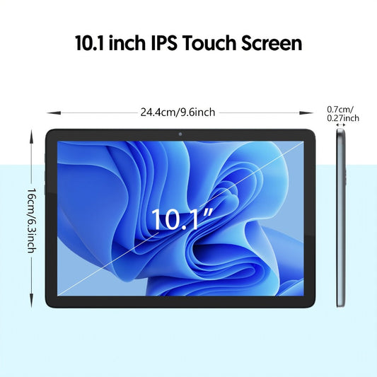 Android Tablet 10 or 11-Inch with Android 14, 8GB Total RAM, 128GB Internal Storage and 8000mAh Battery