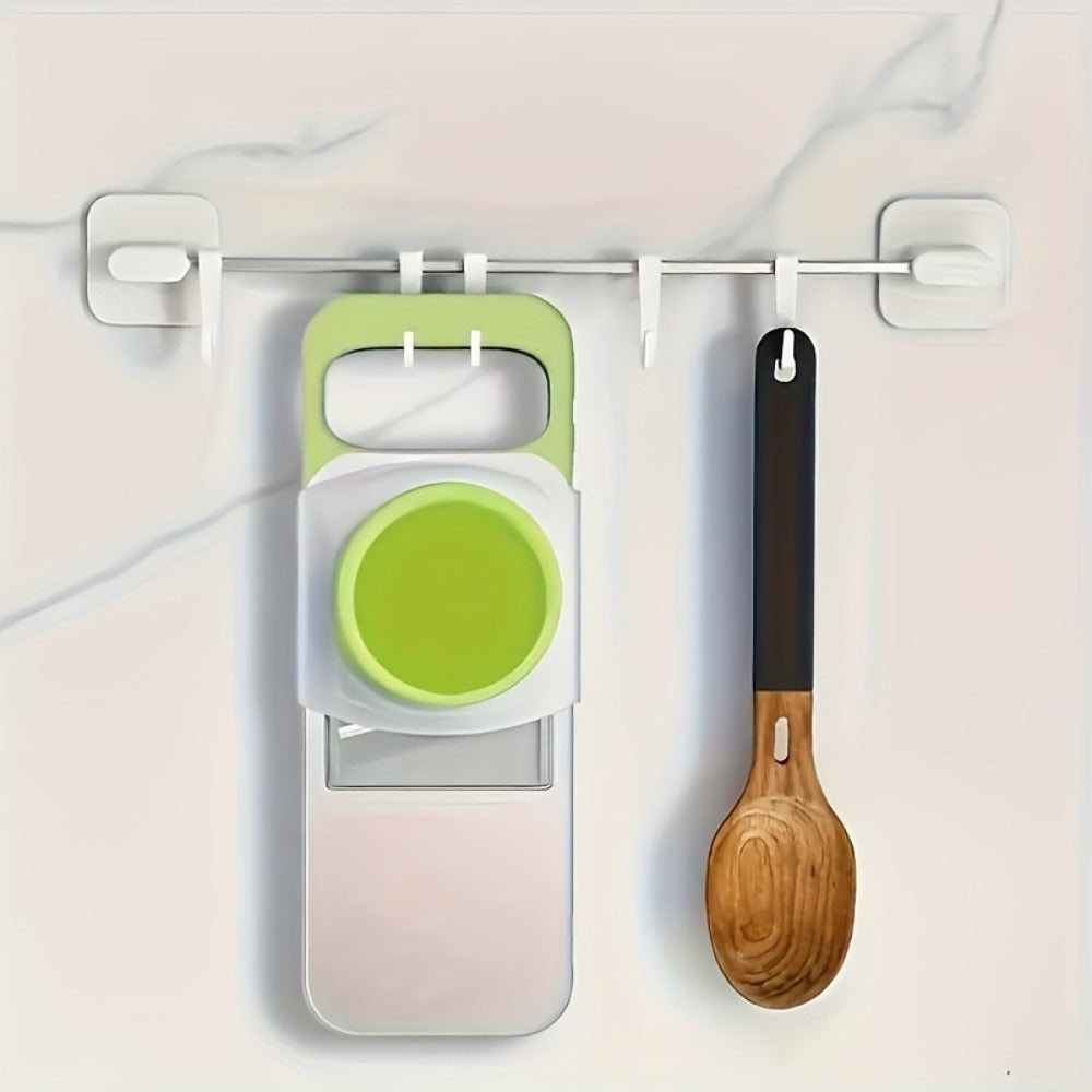 Mandoline Slicer 6-in-1 Vegetable Slicer Set with Interchangeable Blades - Stainless Steel for Home Cooking, Dining and Outdoor Meals