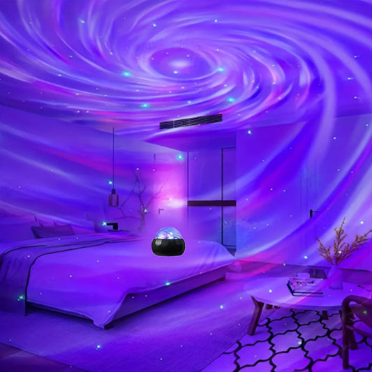 Northern Lights Aurora LED Lamp with Remote Control – USB Powered RGB Color Changing Table Light for Bedroom Gaming Room Party Holiday Gift