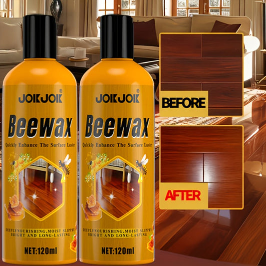 Beeswax Wood Polish & Repair Kit, Natural Wood Furniture Care Wax Deeply Moisturizes, Removes Scratches & Dullness, Restores Shine on Solid Wood Furniture, Floors, Countertops, Doors & Windows – 1, 2 or 3 Piece Set