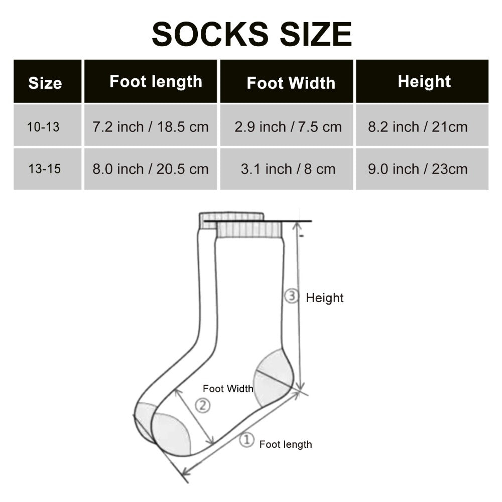 Four-Pair Extra-Wide Crew Sock Set in Mixed Colors with Non-Binding Cuffs and L or XL Size Options