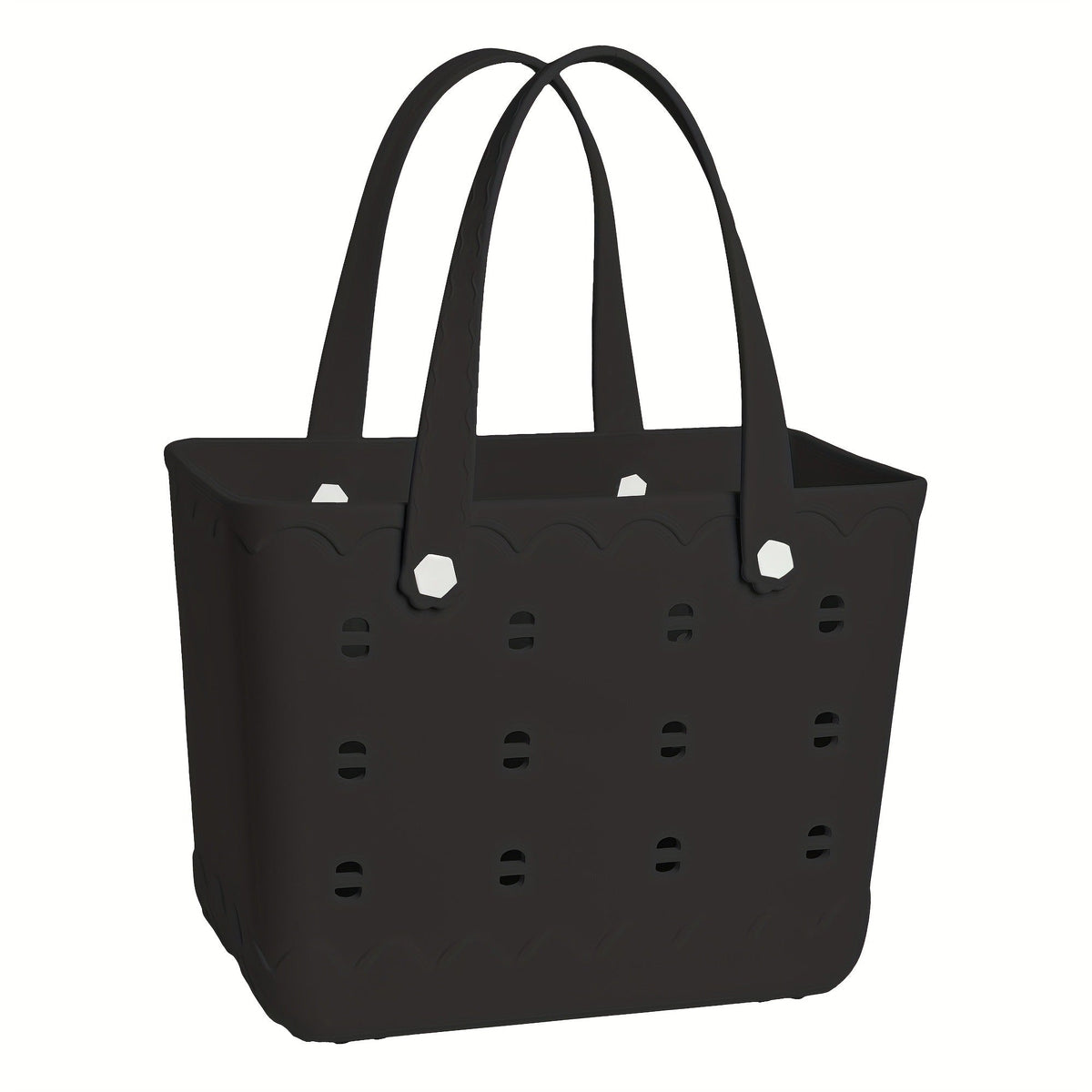 Beach Tote Bag for Women, Large Shoulder Handbag for Travel Vacation Fruits Flowers Drinks, M & L