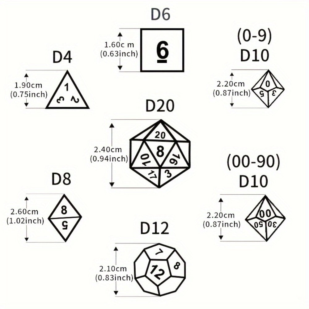 175-Piece Multicolor Polyhedral Dice Collection with 25 Seven-Die Sets and Printed Drawstring Pouch