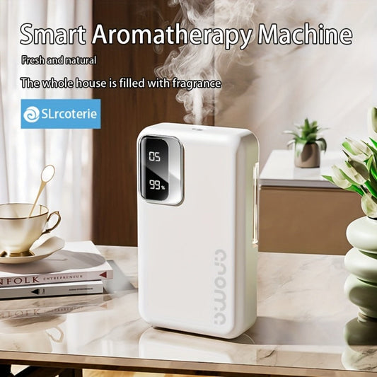 Aromatherapy Diffuser Smart Digital – 1800mAh 7-Speed Sonic Essential Oil Diffuser Humidifier with USB Charging, Digital Display, Fine Mist for Bedroom Bathroom Office Home, Up to 20 Days Use