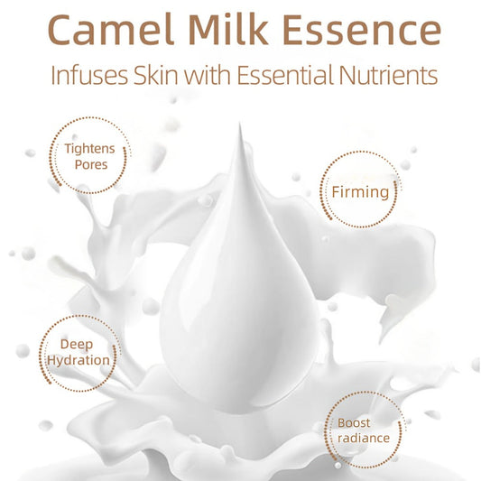 Camel Milk Retinol Night Cream with Niacinamide Shea Butter & Vitamin E — Anti-Aging Overnight Face Moisturizer Deep Hydration Pore Minimizing Skin Repair Cream for Women 130g