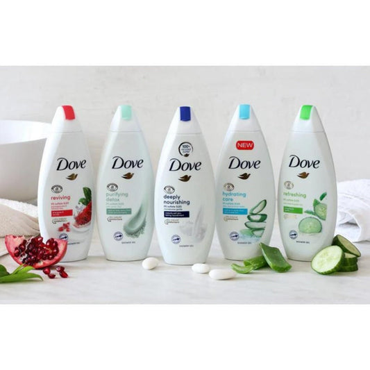 Dove Body Wash 3 Pack 200ml – Moisturizing Gentle Cleanser Mix Pack, Soap-Free Dermatologist Recommended Daily Shower Gel for Soft Nourished Skin, Travel Size 6.7 fl oz