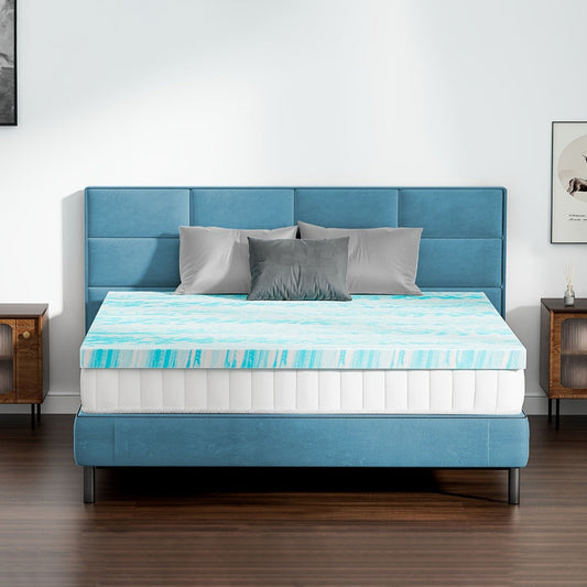 2-Inch Mattress Topper with Memory Foam for Bedroom Comfort and Support detail image