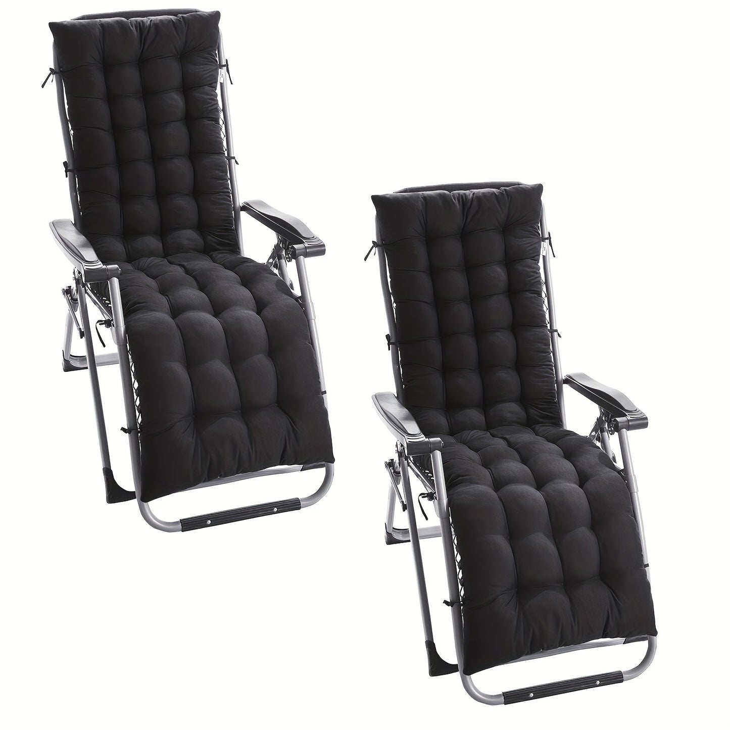 Outdoor Cushion shown in the Black, 61 X 19 Inches option