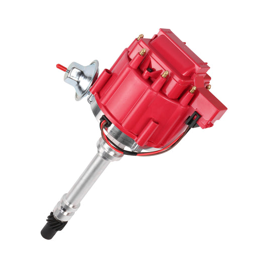 Chevy V8 HEI Distributor & 65K Coil 7500 RPM for 350 454 SBC BBC Racing Performance Ignition Upgrade for Chevrolet El Camino Impala Malibu Nova Suburban Truck