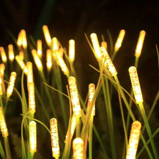 Solar Reed Lights Outdoor Garden Stake Lights LED IP54 Waterproof Rechargeable Lithium Battery Pond Terrace Patio Decor Warm White Colorful 1pc 2pcs