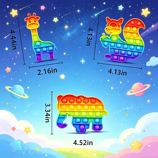 Party Favors Mixed Novelty and Fidget Assortment, 600-Piece Multicolor Set for Large Events