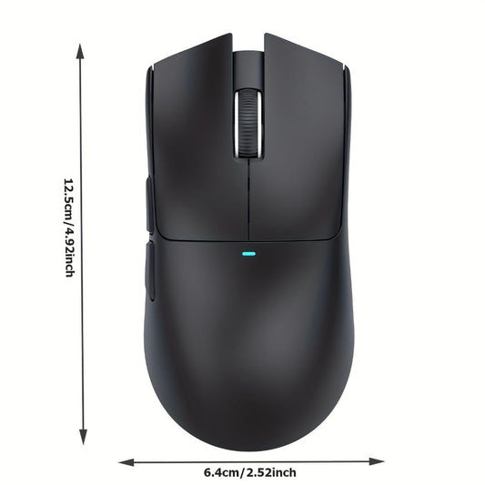 ATTACK SHARK X11 Lightweight Wireless Gaming Mouse with RGB Charging Dock – Tri-Mode 2.4G/USB-C, PAW3311 Sensor, 5 Programmable Buttons for PC & Mac | Black, White & Red
