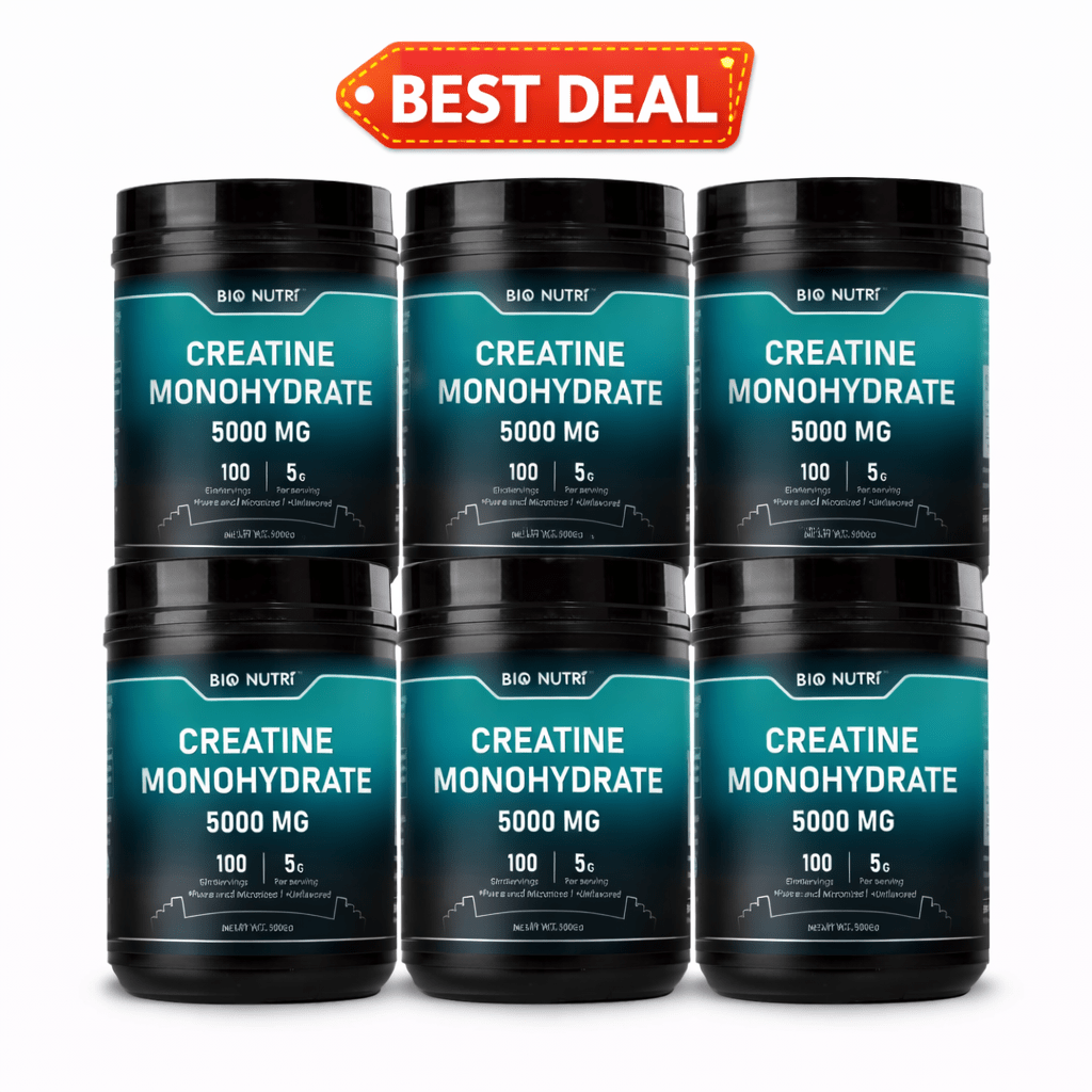 Creatine Monohydrate Powder 5000mg Per Serving 500g Pure Micronized Unflavored - Pre & Post Workout Supplement for Muscle Strength, Power & Recovery - Fast Dissolving 100 Servings