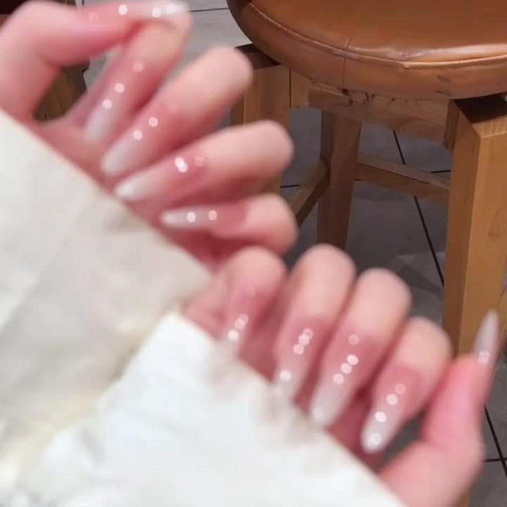 Gel Nail Polish in 15ml Milky White W01 Sheer Jelly for a Glass-Like Finish with UV/LED Cure