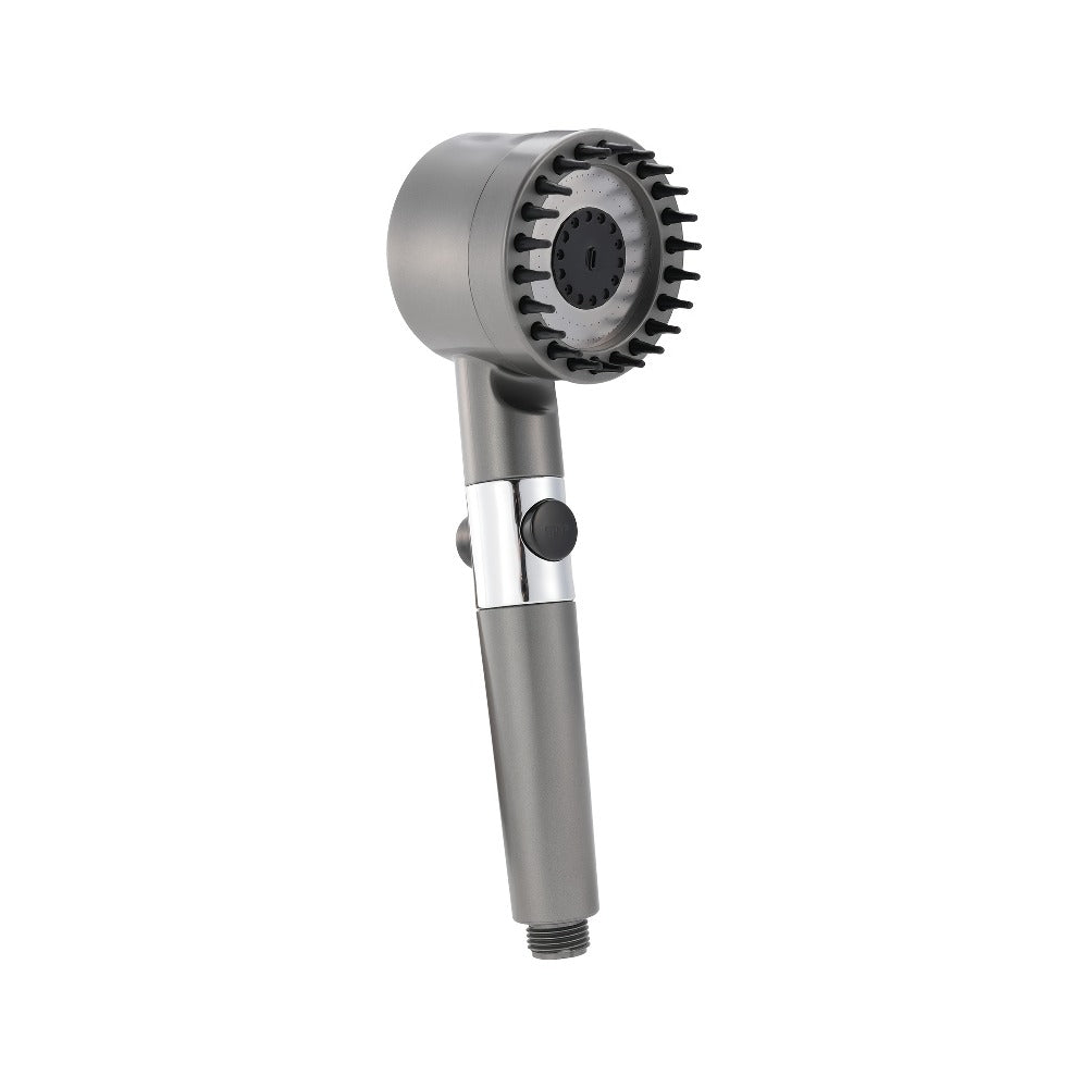 Nine-Piece Handheld Shower Head Set with Three Spray Modes, 59-Inch Hose, Five Cartridges and Wall Bracket