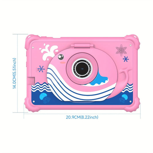 Kids Tablet 7 Inch with 4GB RAM, 32GB Built-In Storage, 512GB Expansion Support and Protective ABS Case