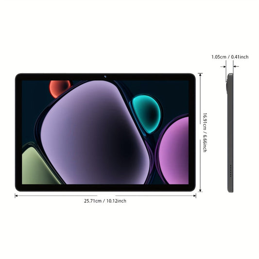 Android Tablet 10.1-Inch with Android 16, Octa-Core CPU, 7000mAh Battery and RAM or Storage Options