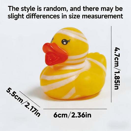 Rubber Duck Toys Bulk 20 or 100pcs – Novelty Squeeze Duckies for Party Favors Goodie Bag Fillers Kids Birthday Bath Toy Decoration