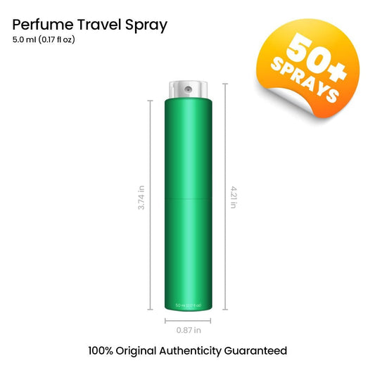Ralph Lauren Polo Cologne for Men Travel Spray EDT 5ml Iconic Green Leather Tobacco Basil Pine Vintage Fragrance Atomizer