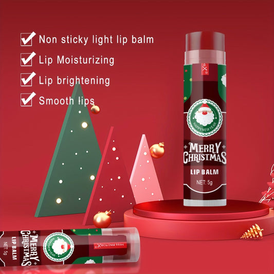 Christmas Lip Gloss & Balm Set 32 Pcs — MISS FACTOR Holiday Gift, Long-Lasting Hydrating Smudge-Proof Formula, Lipstick-Like Tubes, Festive Stocking Stuffer for Women Girls & Beauty Lovers