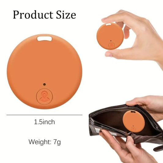 Solar Mini Key Finder Smart Tracker Anti-Lost Alarm Device – Portable Location Tracker for Keys Phone Wallet Luggage Pets – 3-Pack / 5-Pack / 10-Pack