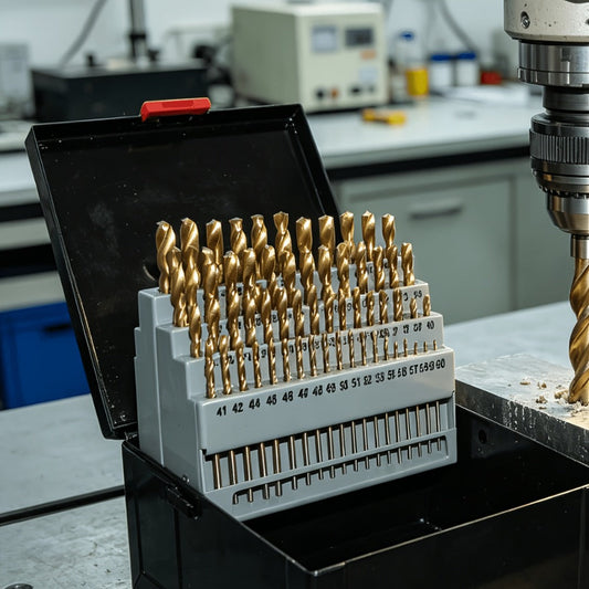 60pcs Cobalt Drill Bits Set Wire Gauge 1-60 Metal Index Box