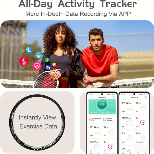 Health Tracking Smart Ring – HRV, Sleep & Activity Monitor