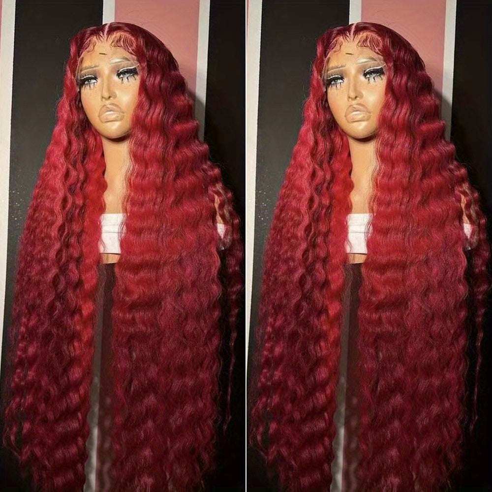 Synthetic Wig 13x4 Lace Front Loose Curly Wave, Glueless in 24- or 32-Inch Lengths for Parties
