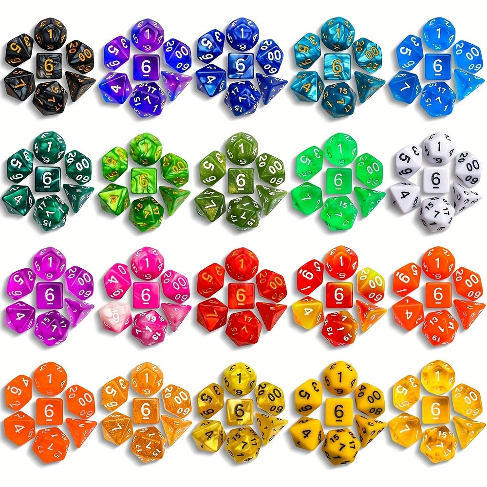 Mystery Box DnD Dice Set 72pcs Blind Box 9 Sets Random Polyhedral Dice with the Listed Color, Size or Set Options for Everyday Use