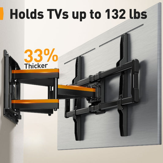 40-86 Inch TV Wall Mount with Full-Motion Adjustment and Tilt and Swivel detail image