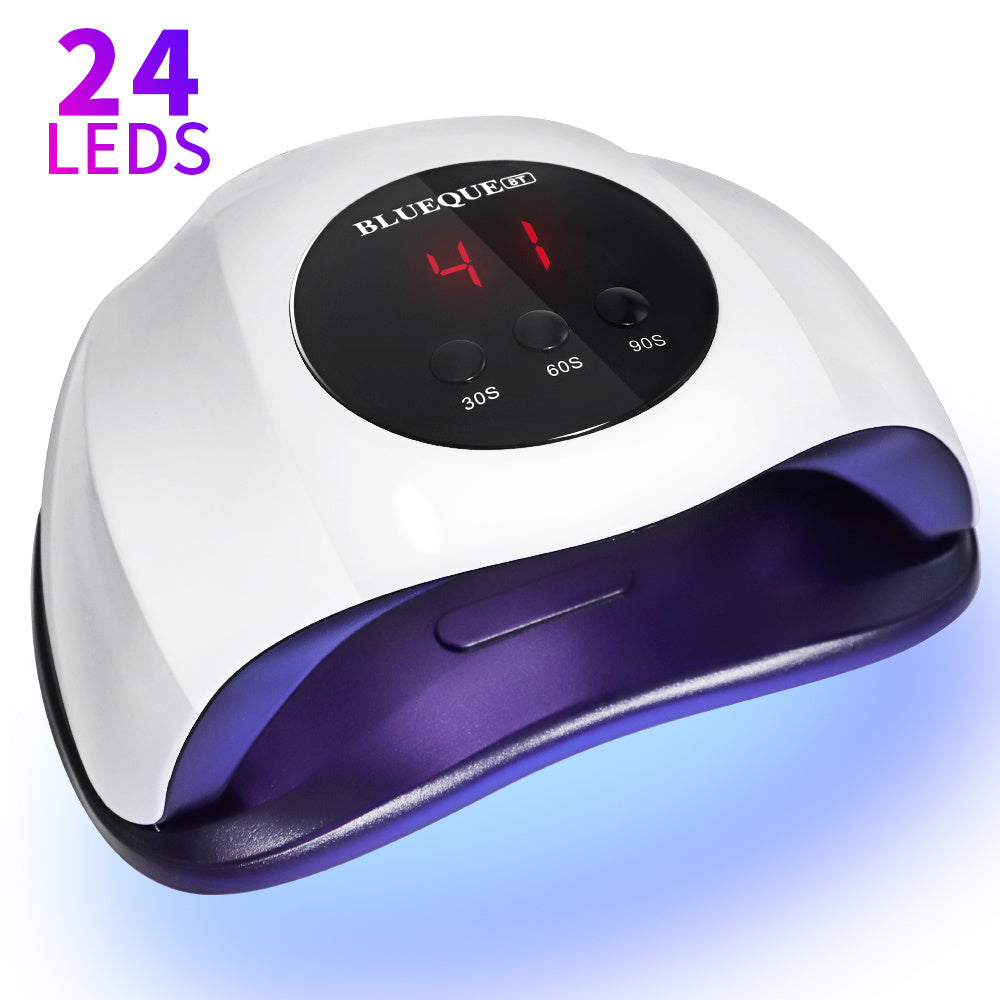 8T UV LED Nail Lamp with 24 Light Beads, Infrared Hand Sensor, 30/60/90s Timers and Two USB Styles