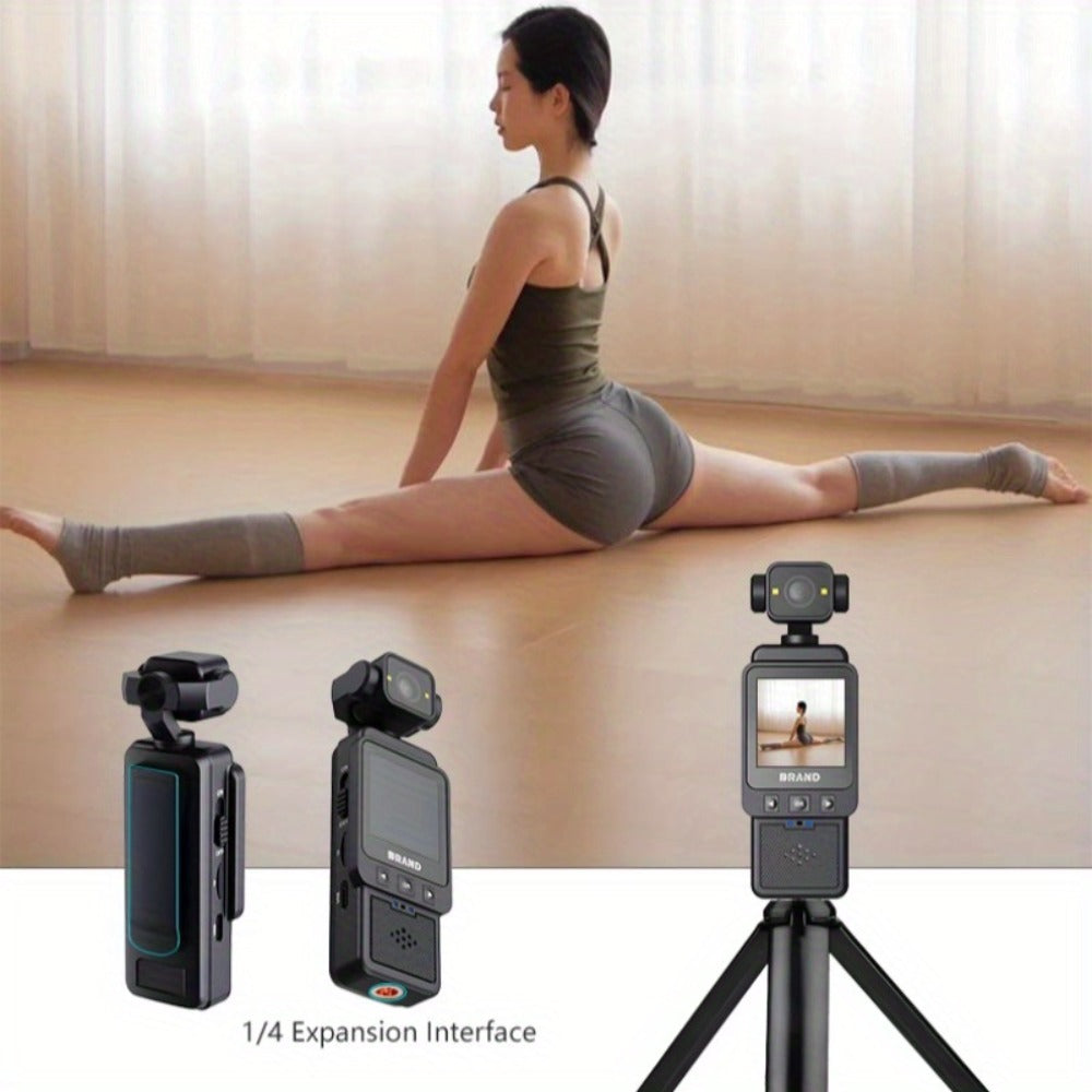DV01 1080P-Labeled Action Camera with Wearable Clip, Rechargeable Body and Optional 32GB Memory Card