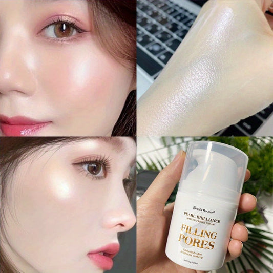 Pore Filling Makeup Primer Cream 30g – Oil Control Vitamin E Non-Greasy Moisturizing Formula for Flawless Long-Lasting Smooth Skin Finish All Skin Types