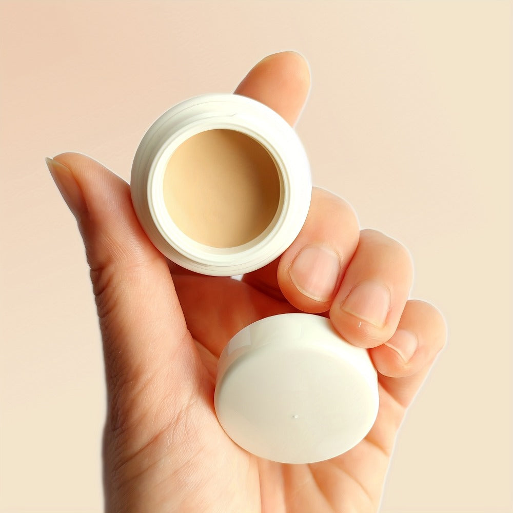 Three-Piece Cream Concealer Pot Set with Style 1, Style 2 and Style 3 Shades for Face Makeup Blending