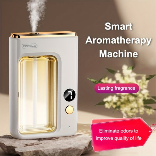 Aroma Diffuser & Humidifier 2-in-1 – USB Powered, 7-Level Mist, Odor Eliminator, Includes Essential Oil (Shangri-La or Encounter), Compact Air Moisturizer & Fragrance Diffuser for Home, Office & Bedroom