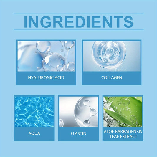 Hyaluronic Acid Collagen Elastin Micro Infusion Facial Serum 0.25mm - Microneedle Serum Roller Deep Moisturizing Skin Elasticity Firming Anti-Aging for Women 2 or 4 Set Kit