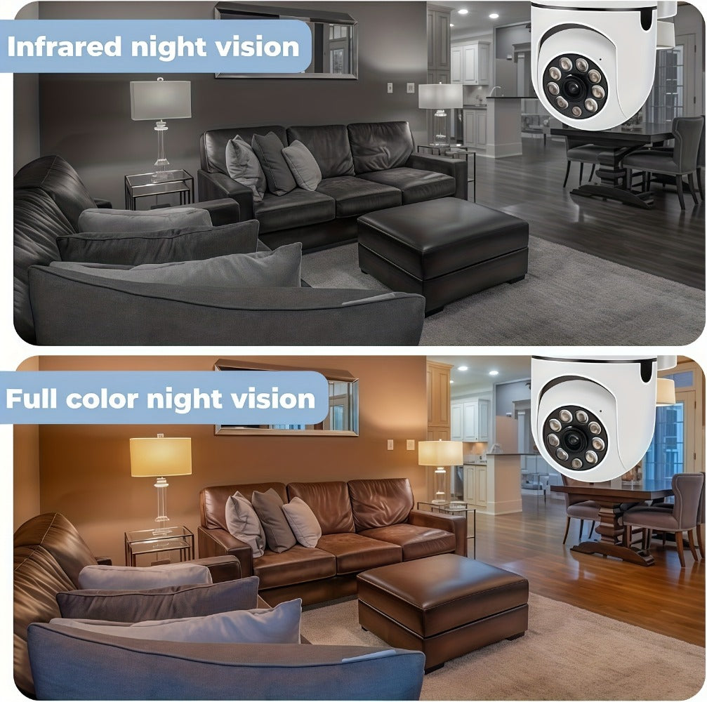 Indoor Security Camera 6-Pack with 1080P Video, 355° Pan-Tilt, Night Vision and USB Power Setup