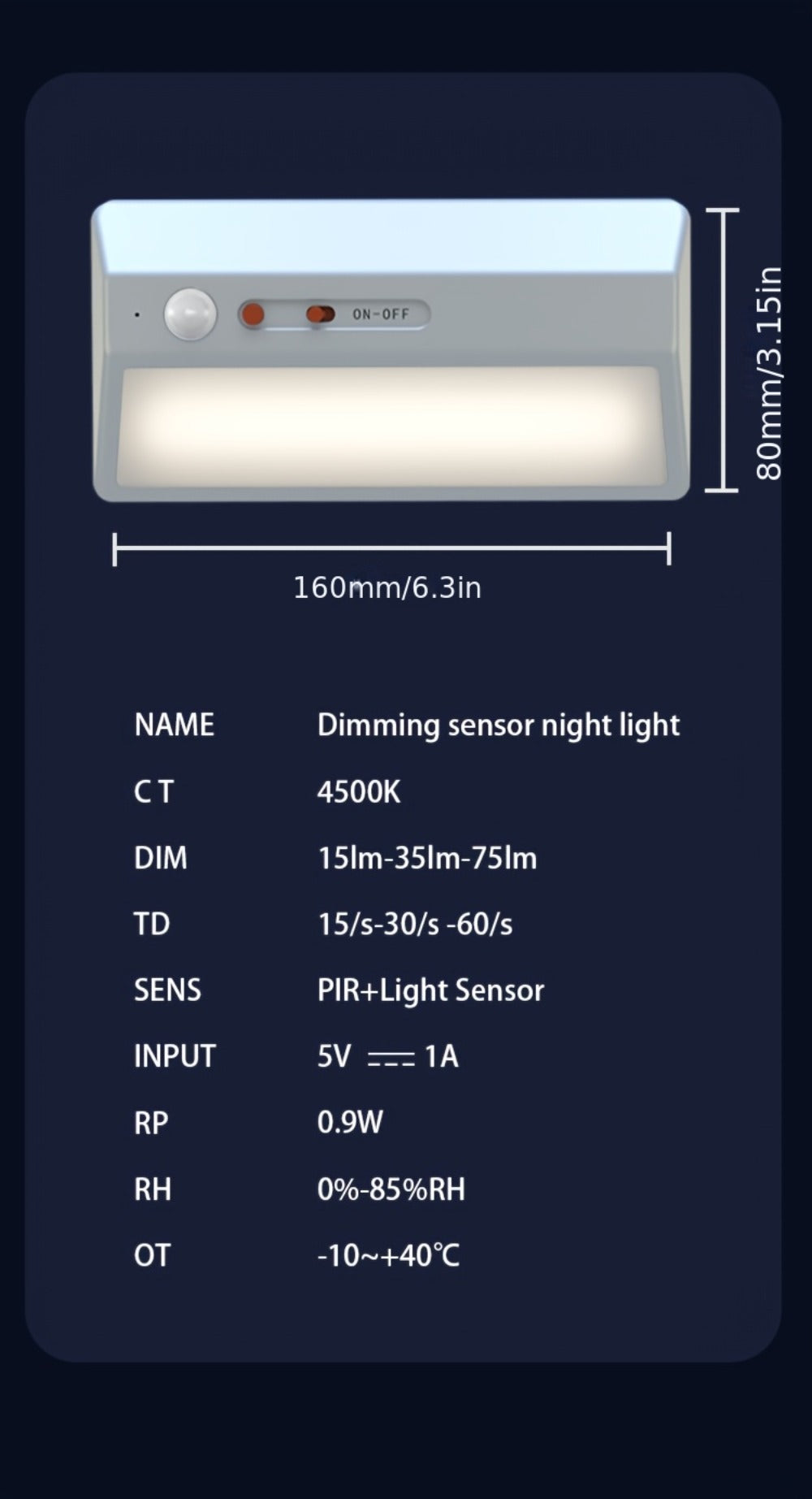 Smart Motion Sensor Night Light Plug-In – Auto On/Off LED Light for Entryway, Corridor, Hallway & Staircase with USB Charging, No Drilling Required